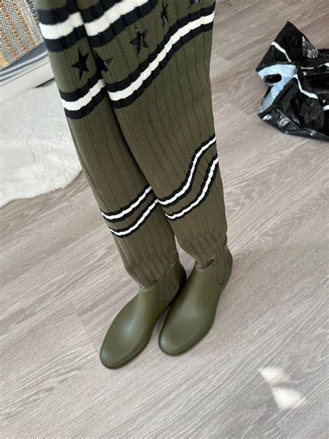 givenchy green boots|givenchy thigh high sock boots.